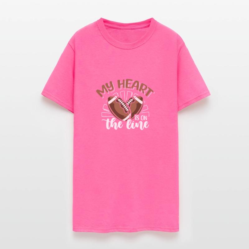 My Heart Is On The Line Offensive Lineman Football