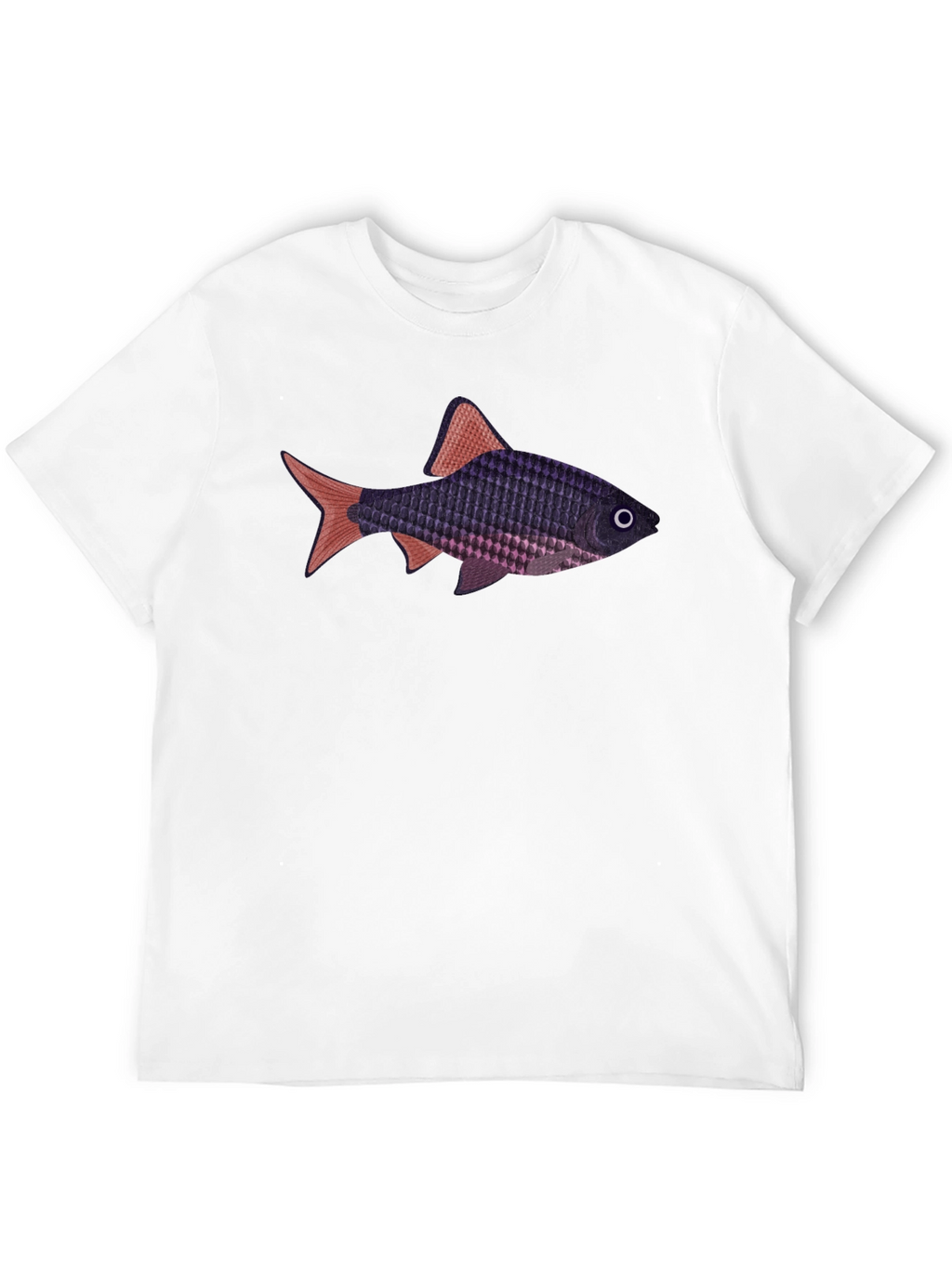 Mens Black Fish Graphic T-Shirt