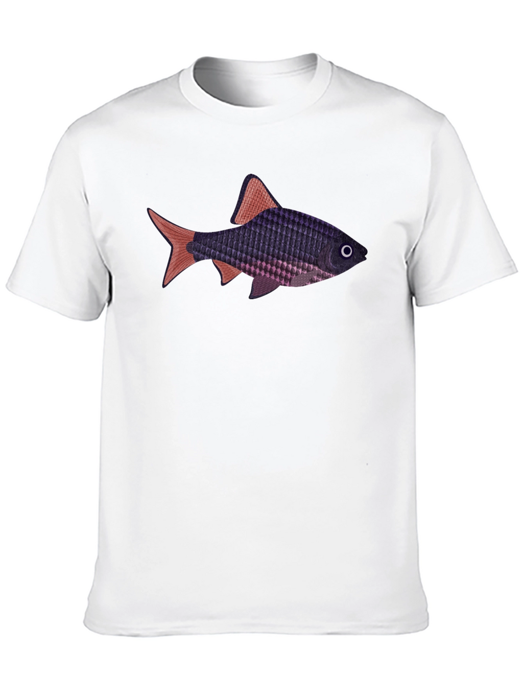 Mens Black Fish Graphic T-Shirt