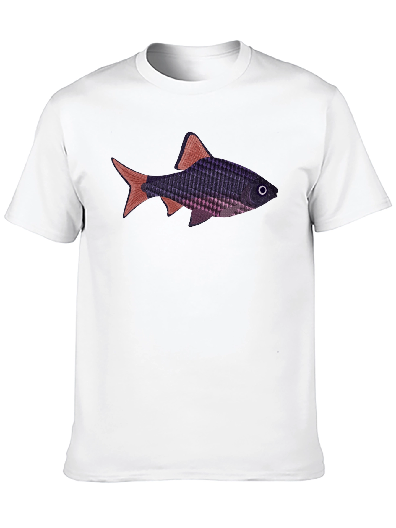 Mens Black Fish Graphic T-Shirt