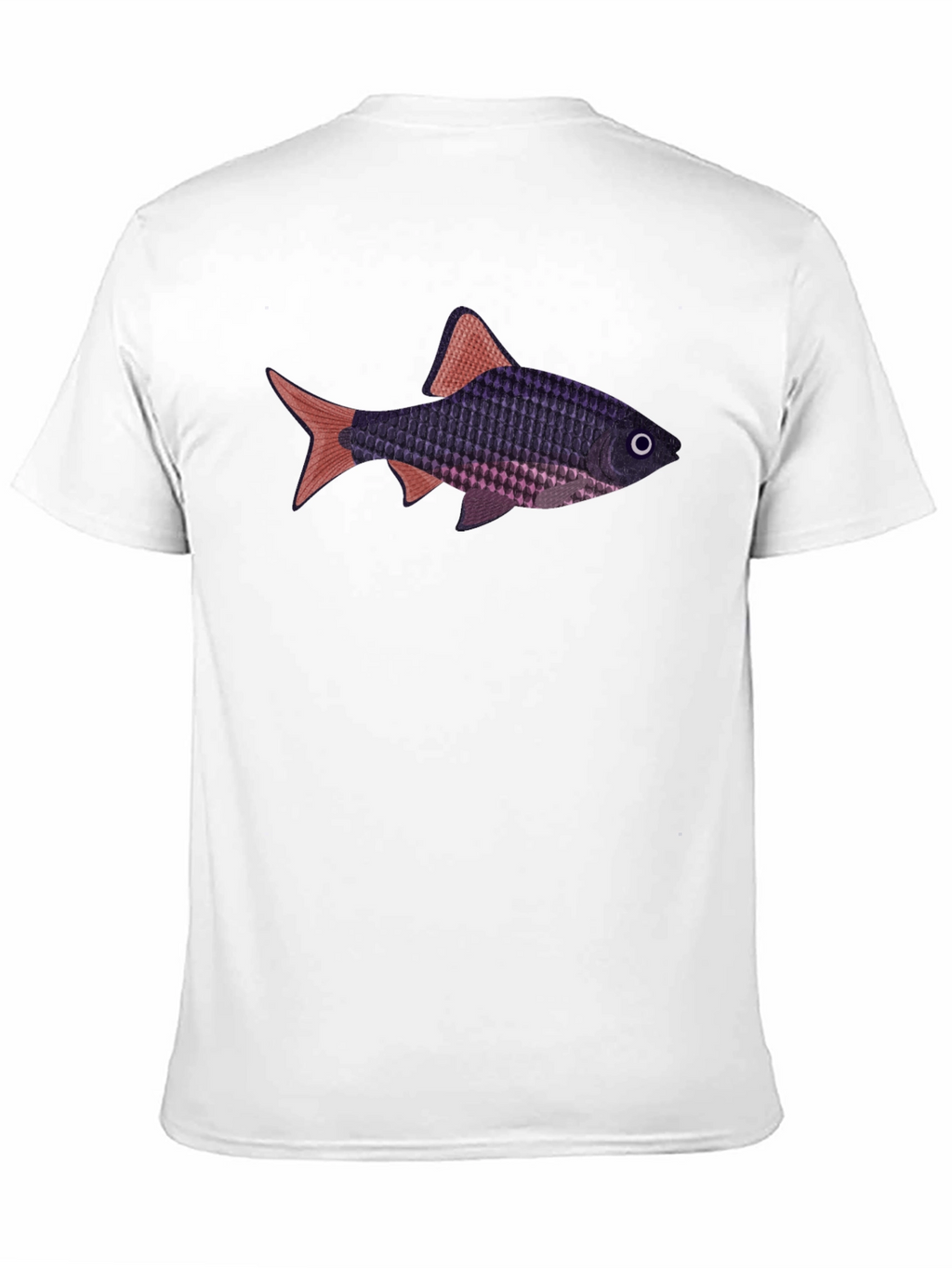 Mens Black Fish Graphic T-Shirt