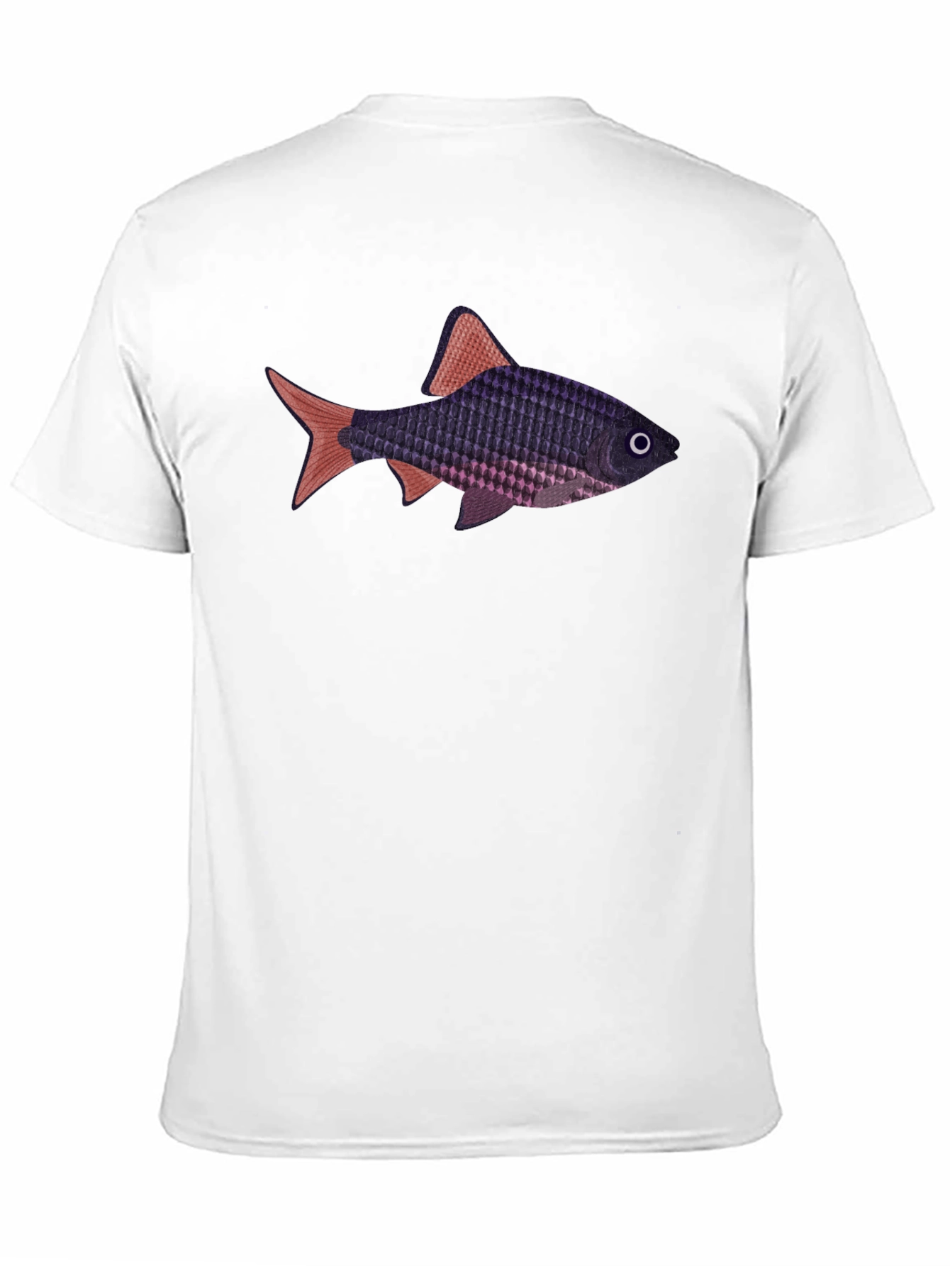 Mens Black Fish Graphic T-Shirt