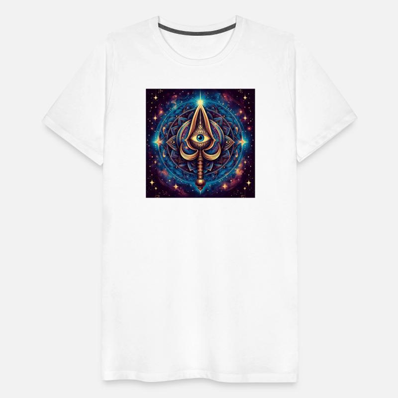 Mystic Eye and Sword Amulet Design