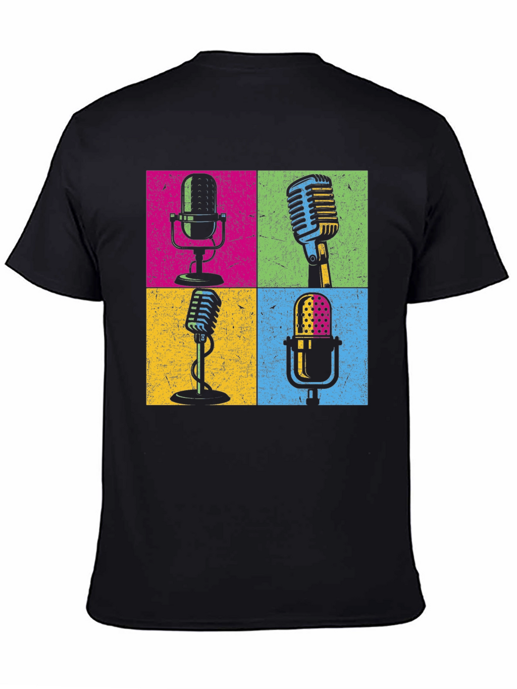 Retro Microphone T-Shirt