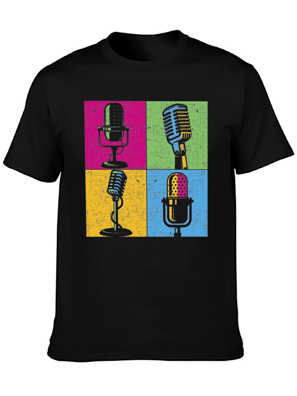 Retro Microphone T-Shirt