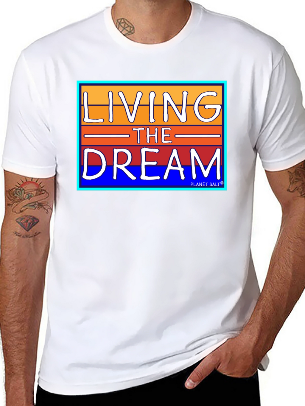 Living the Dream Graphic Tee - Black