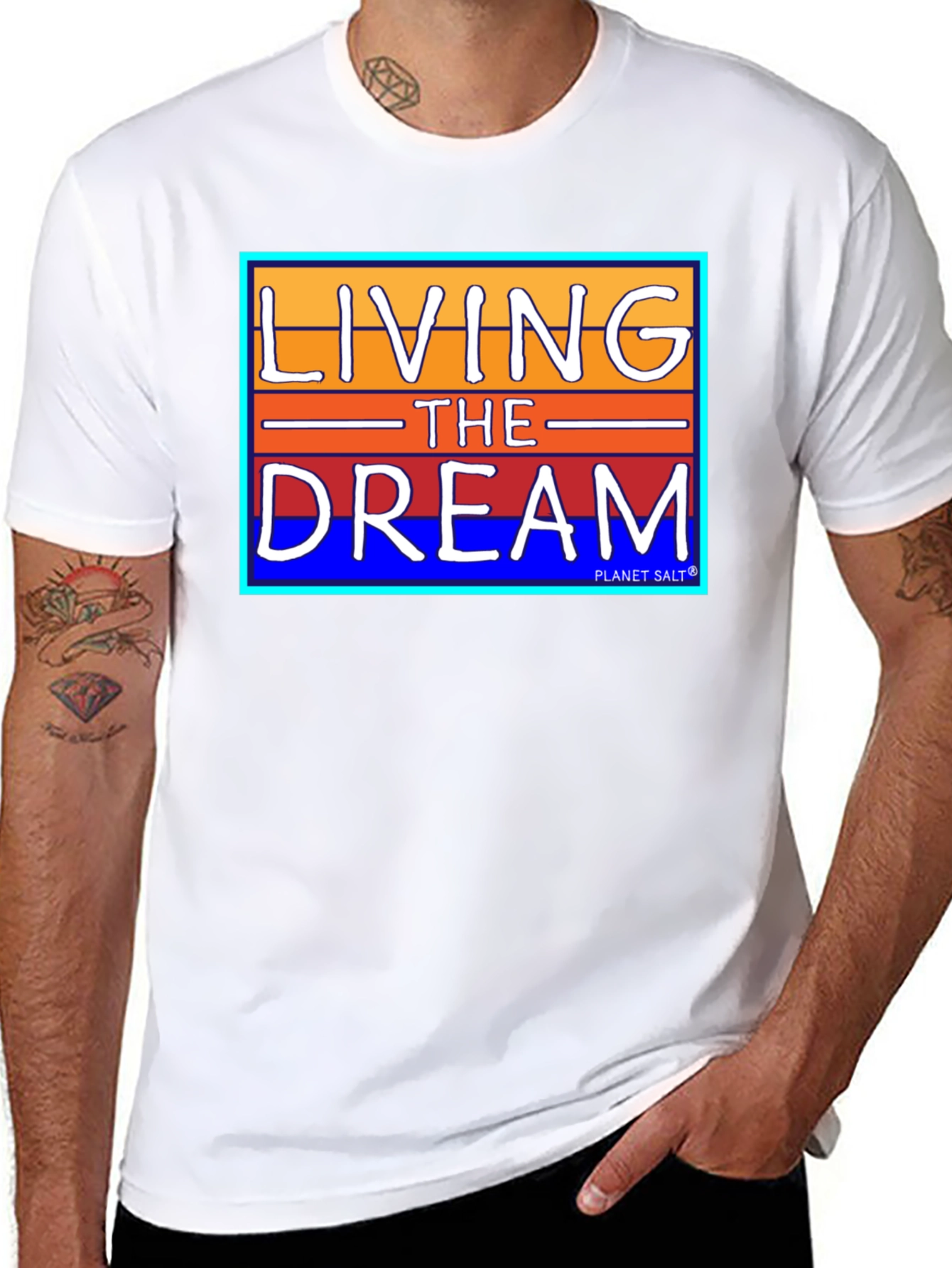 Living the Dream Graphic Tee - Black