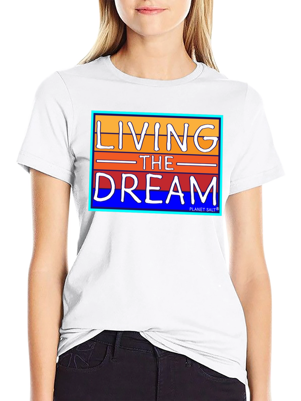 Living the Dream Graphic Tee - Black