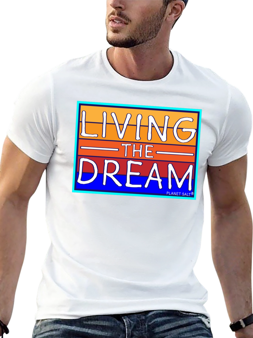 Living the Dream Graphic Tee - Black