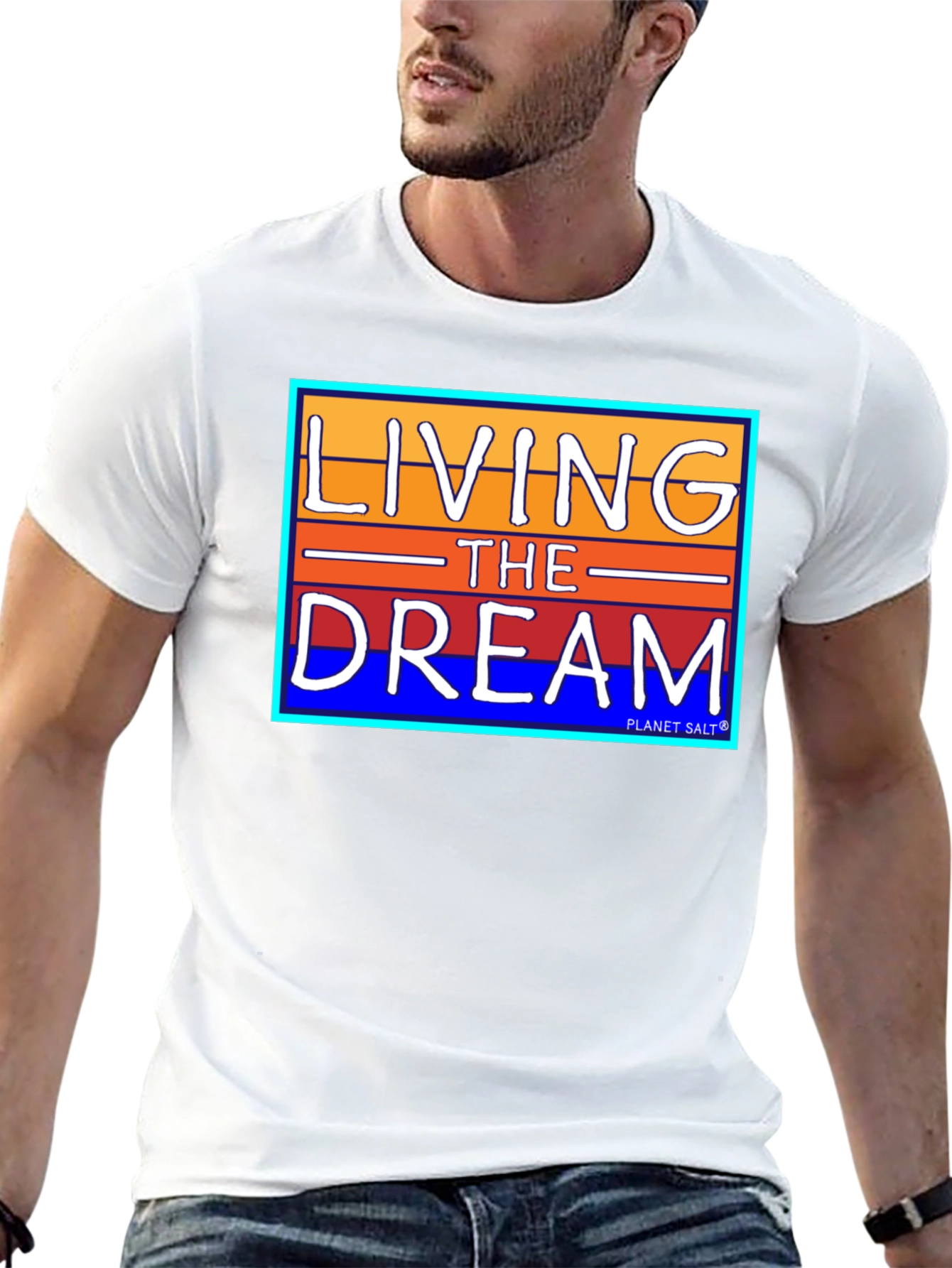 Living the Dream Graphic Tee - Black