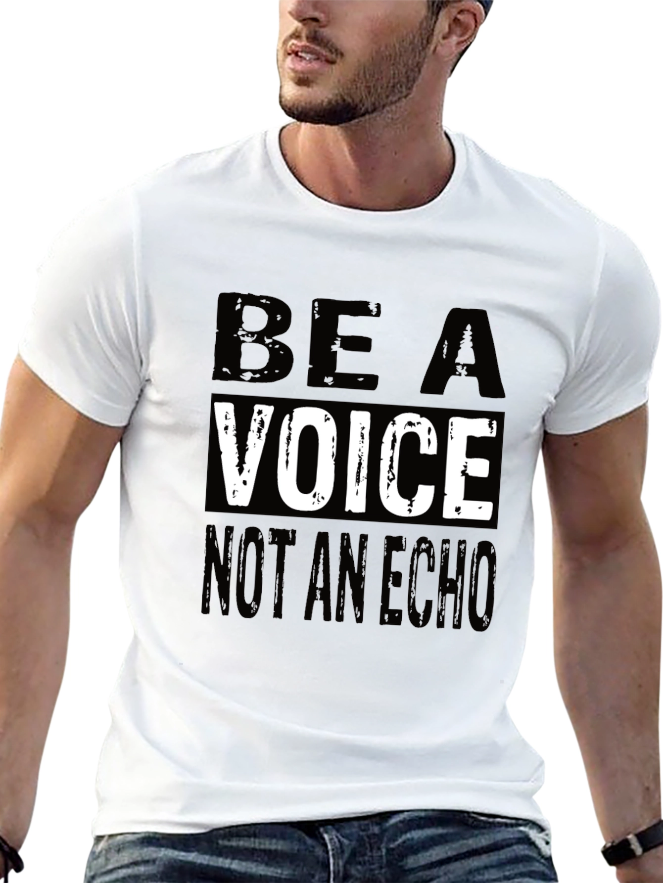 Be a Voice Not an Echo Graphic T-Shirt