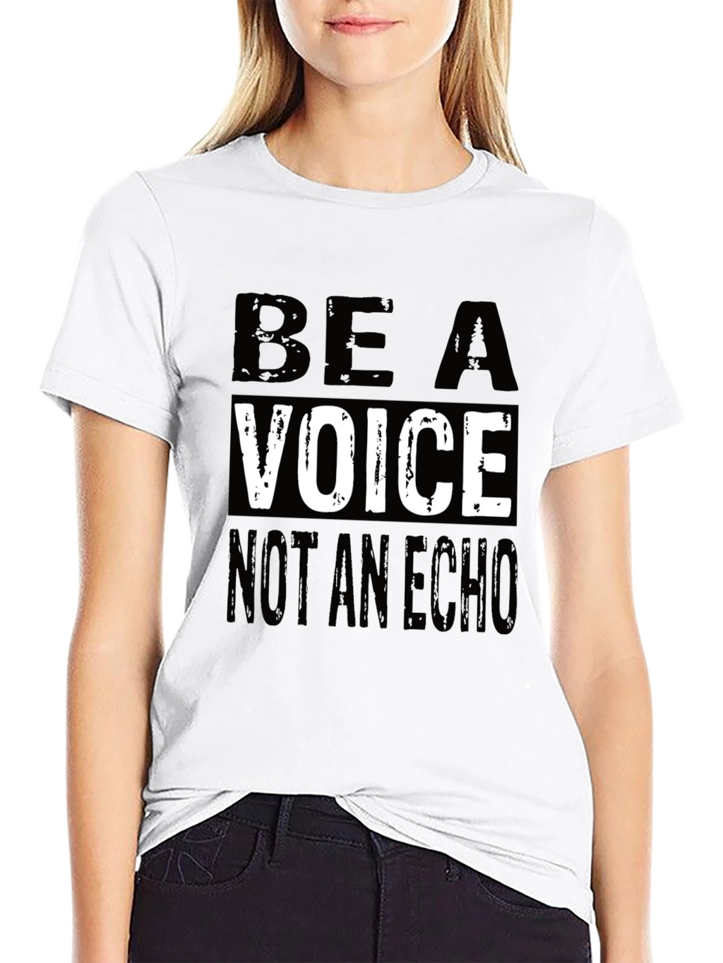 Be a Voice Not an Echo Graphic T-Shirt