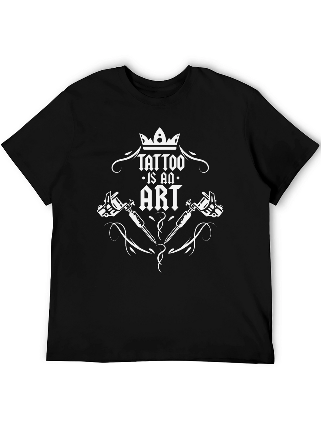 Tattoo Is An Art Black Graphic Tee