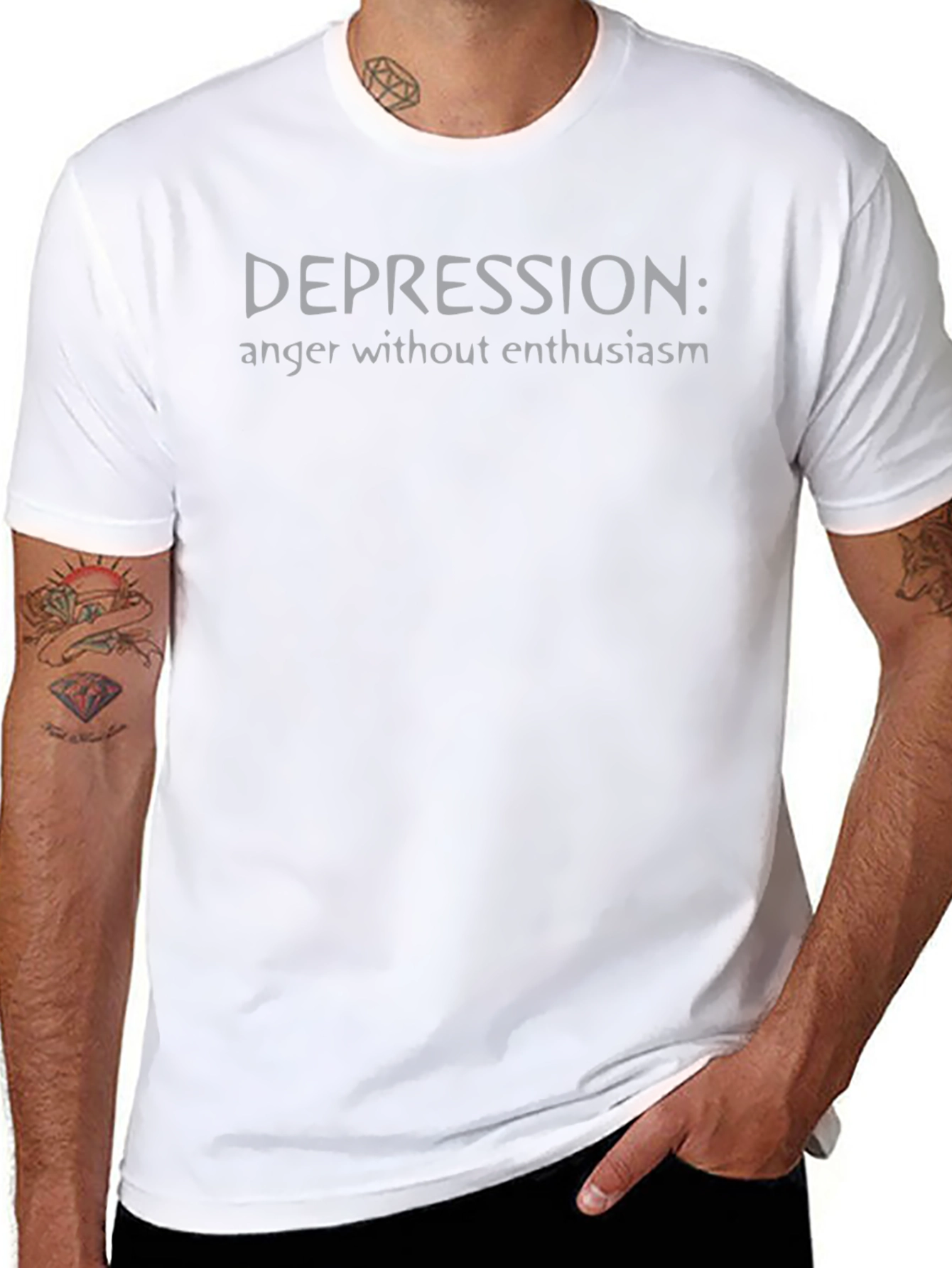Depression: Anger Without Enthusiasm Graphic T-Shirt