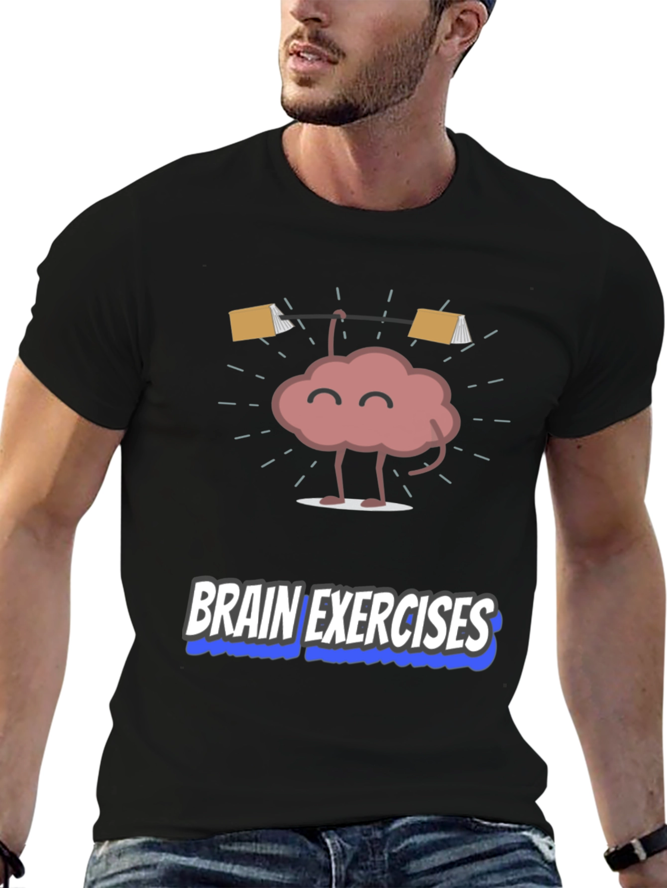 Brain Exercises T-Shirt Funny Brain Tee