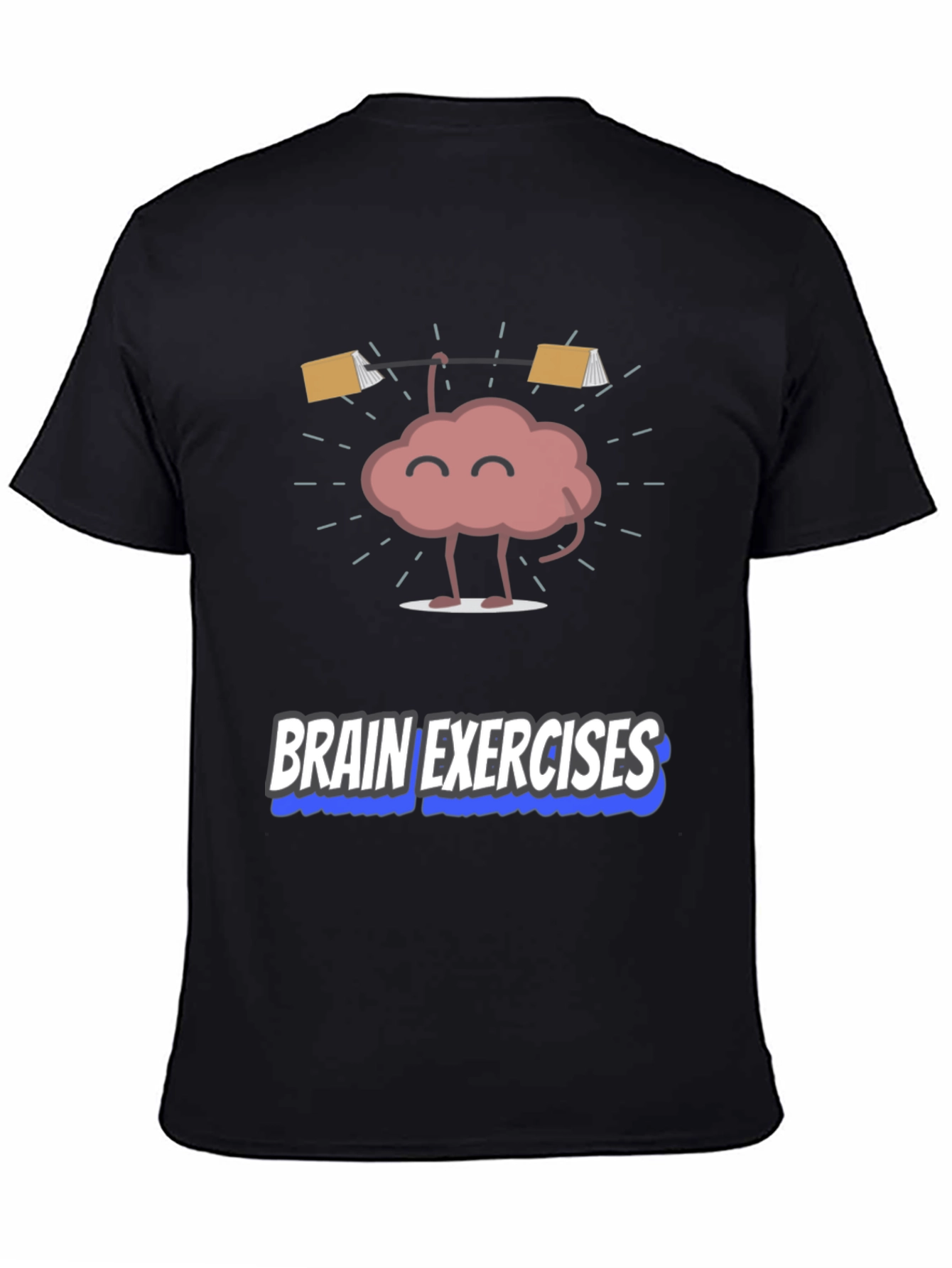 Brain Exercises T-Shirt Funny Brain Tee