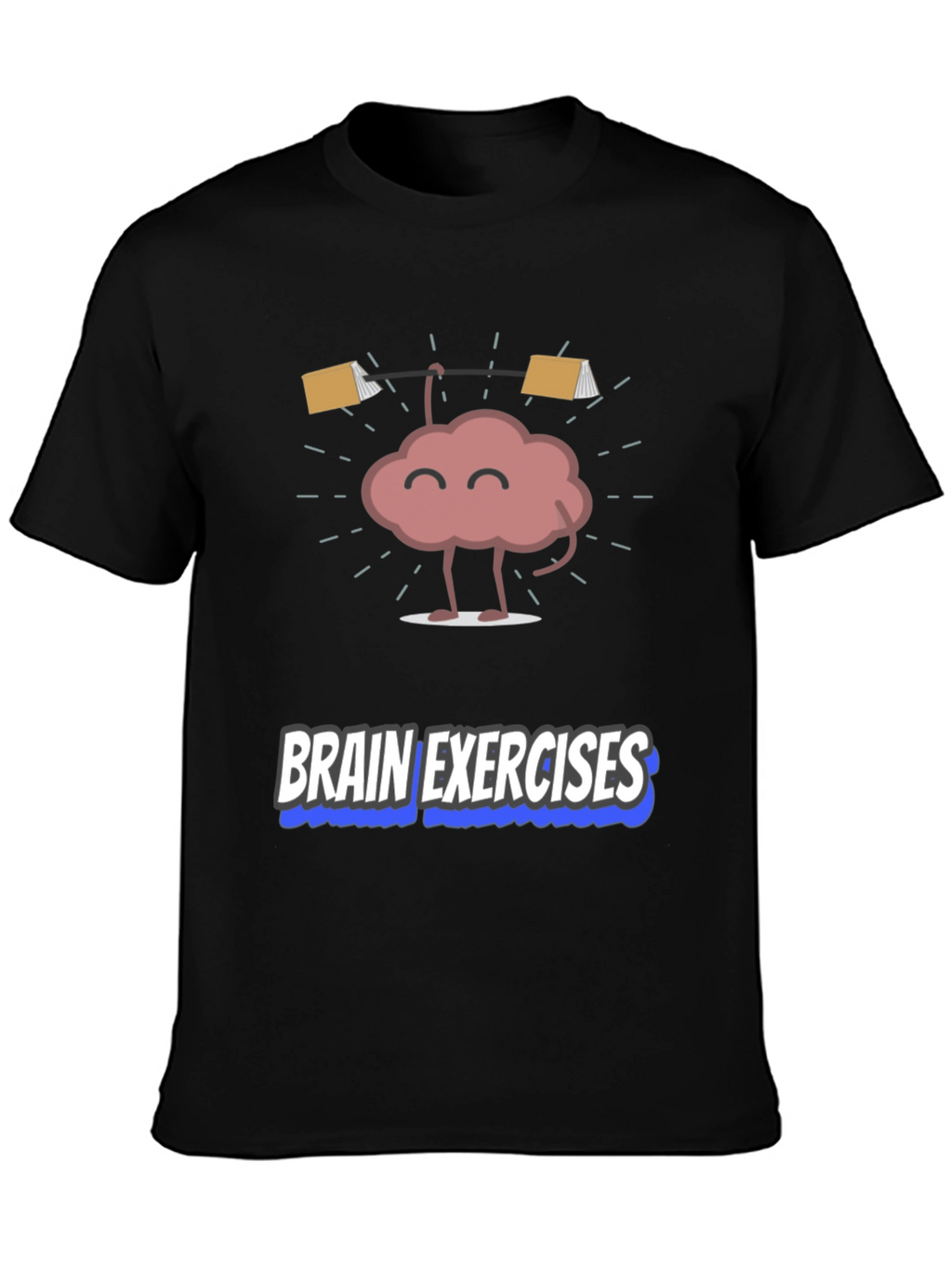 Brain Exercises T-Shirt Funny Brain Tee