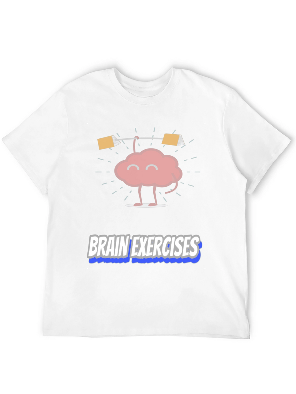 Brain Exercises T-Shirt Funny Brain Tee