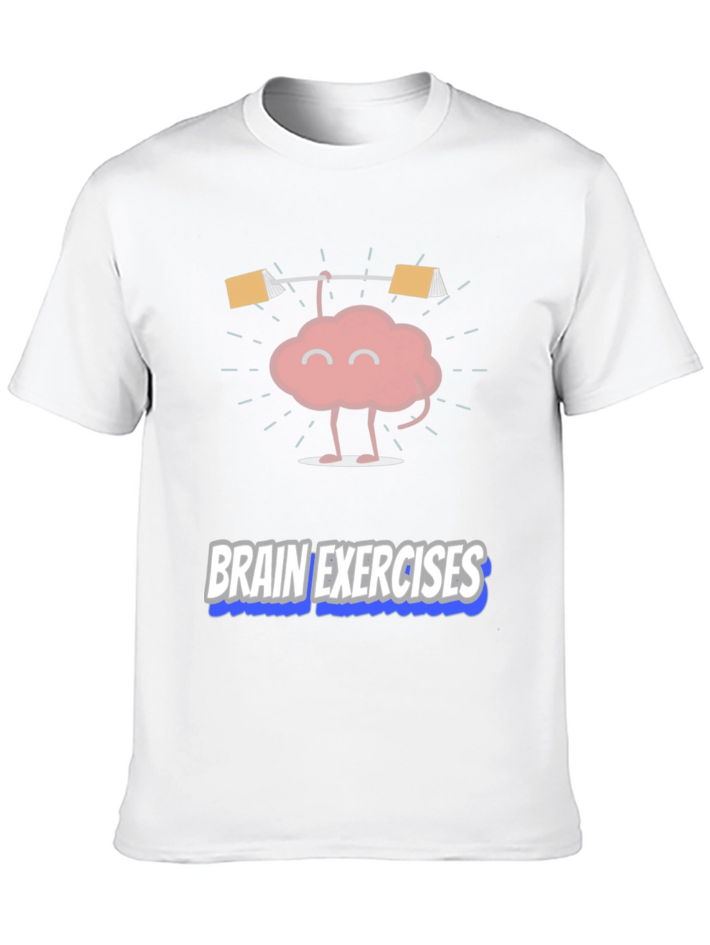 Brain Exercises T-Shirt Funny Brain Tee