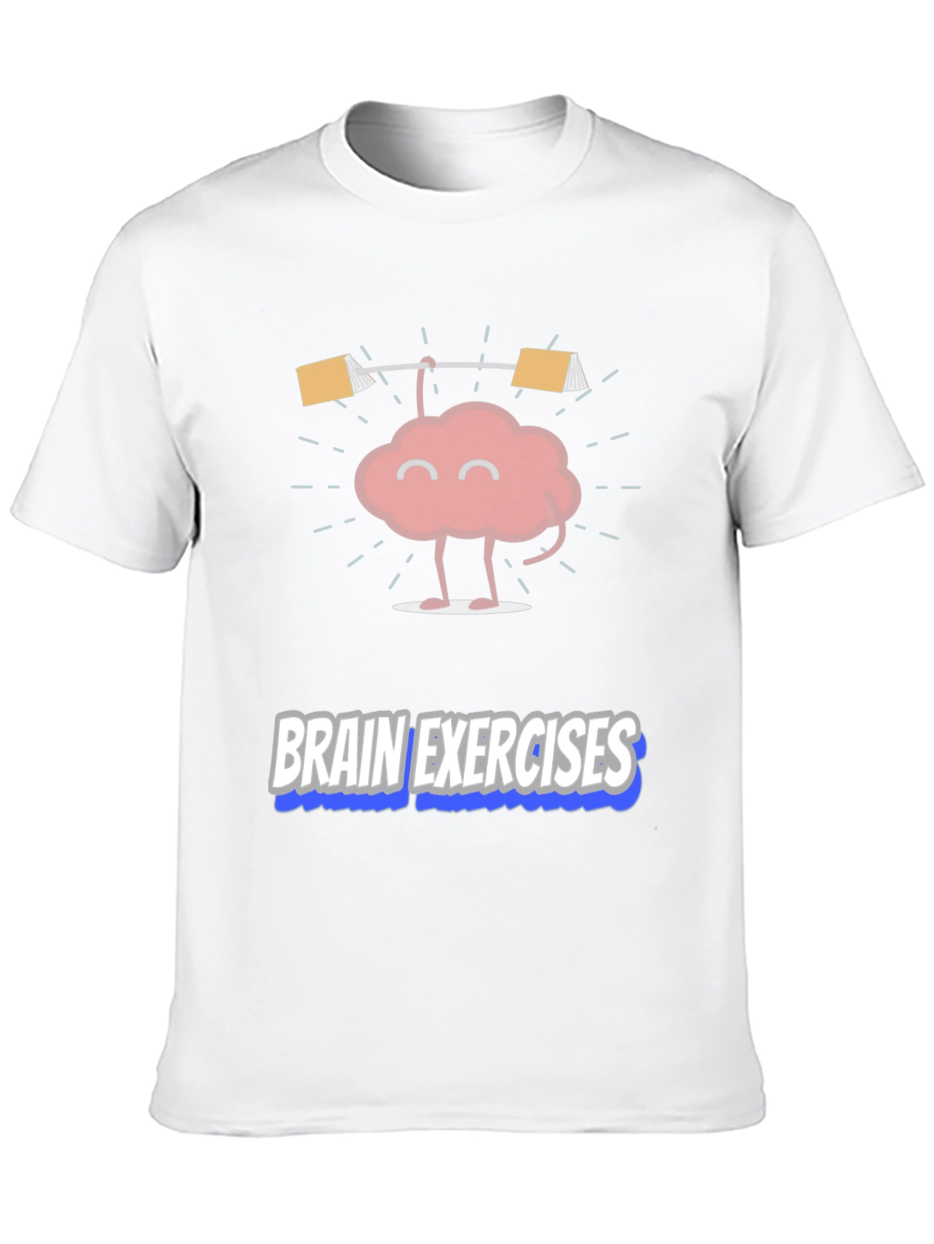 Brain Exercises T-Shirt Funny Brain Tee