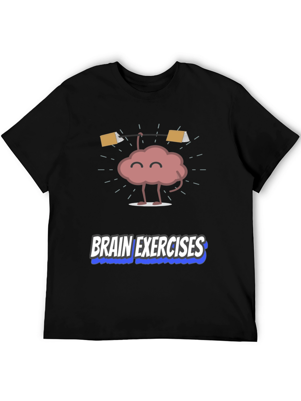 Brain Exercises T-Shirt Funny Brain Tee