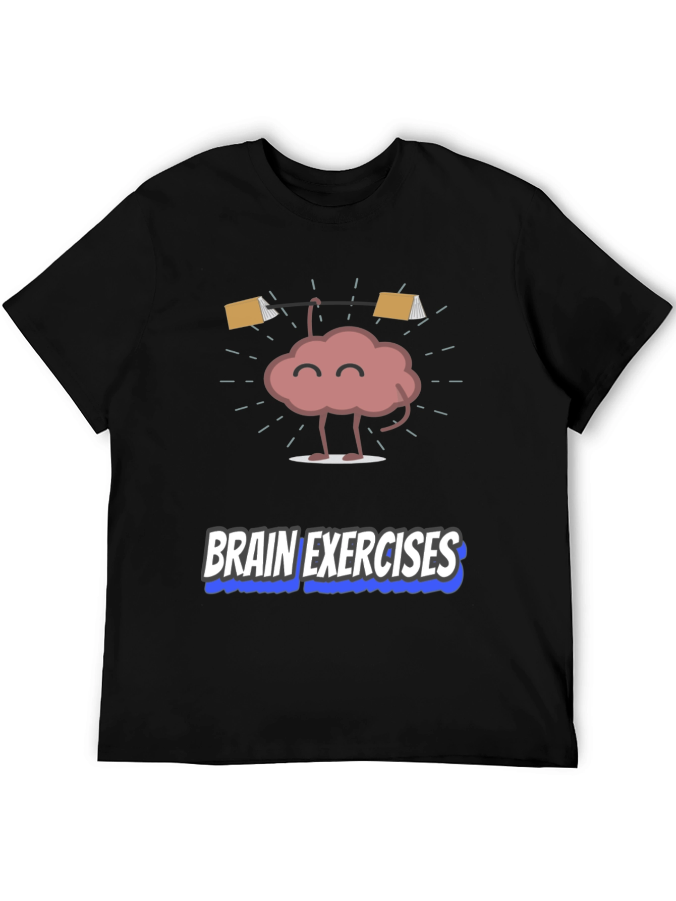 Brain Exercises T-Shirt Funny Brain Tee