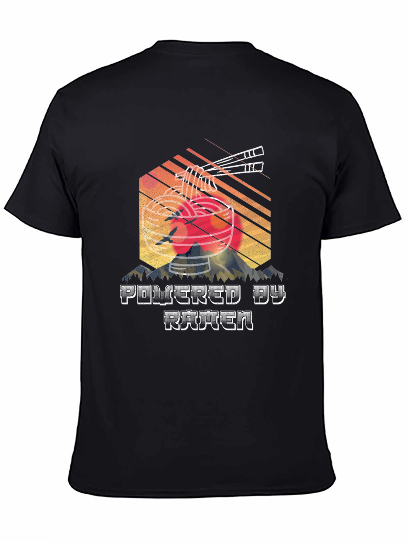 Powered by Ramen Graphic Tee - Unique Japanese Style T-Shirt