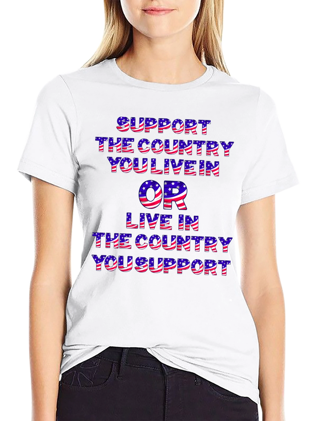 Patriotic T-Shirt: Support the Country You Live In