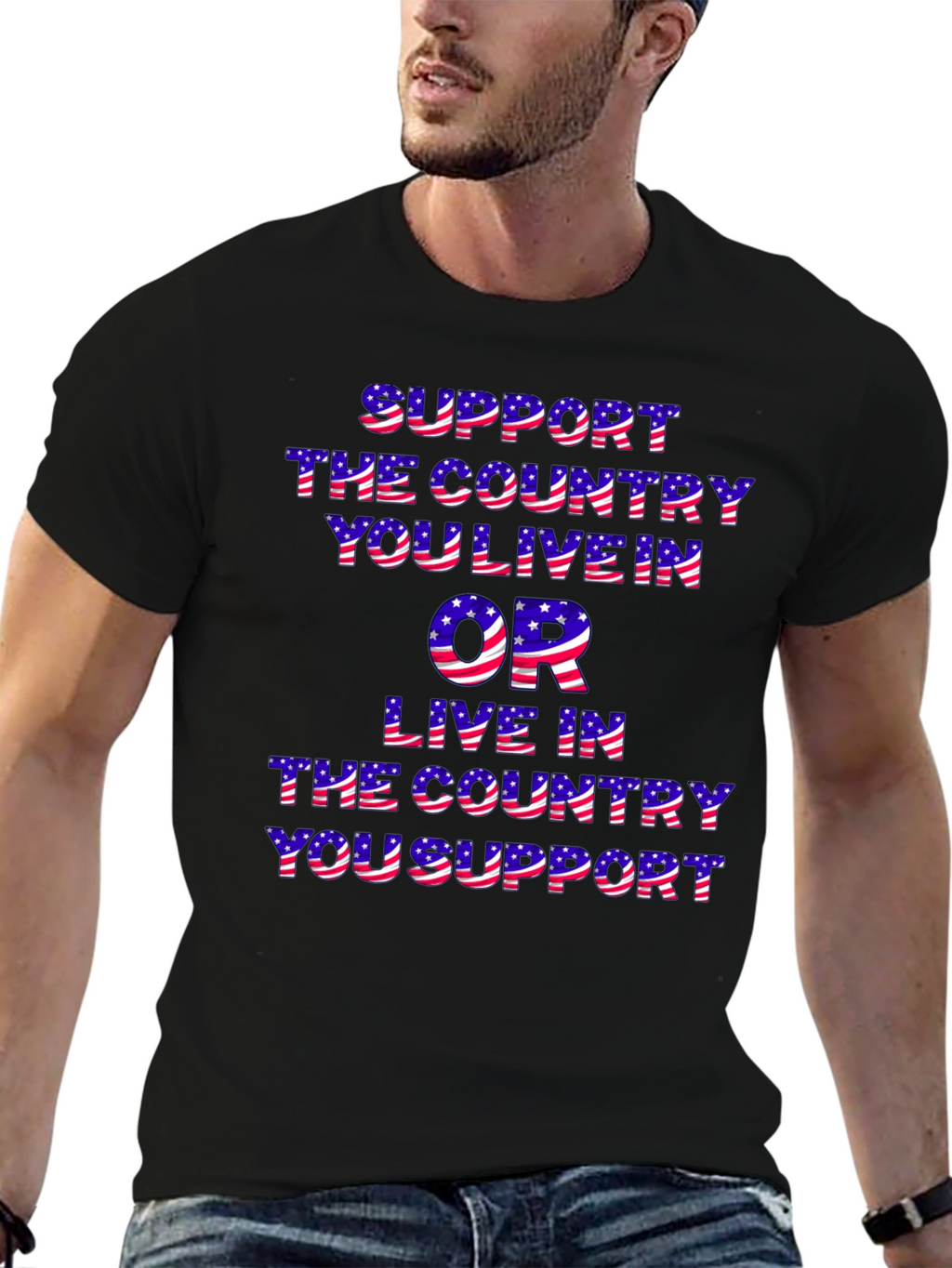 Patriotic T-Shirt: Support the Country You Live In