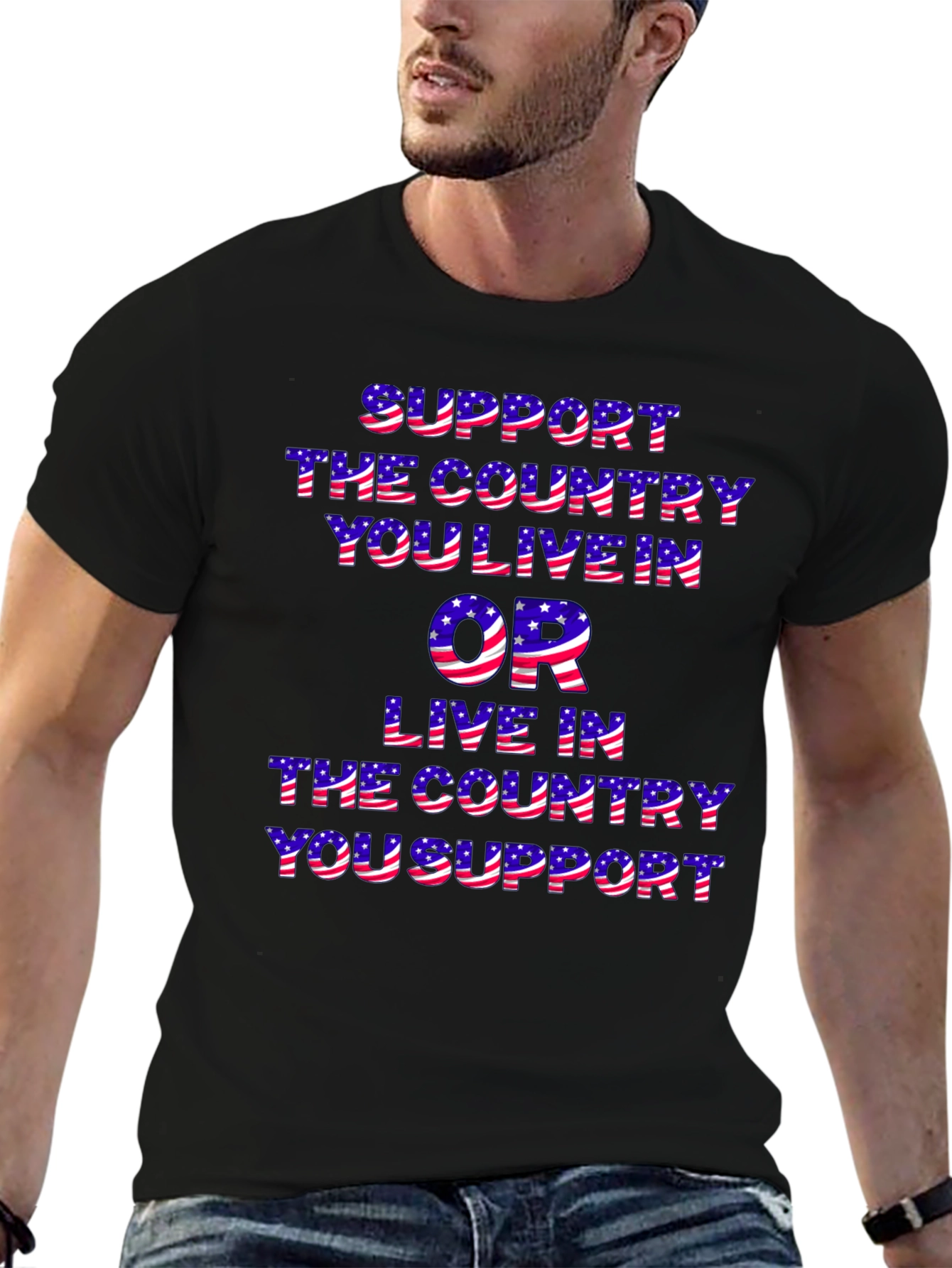 Patriotic T-Shirt: Support the Country You Live In
