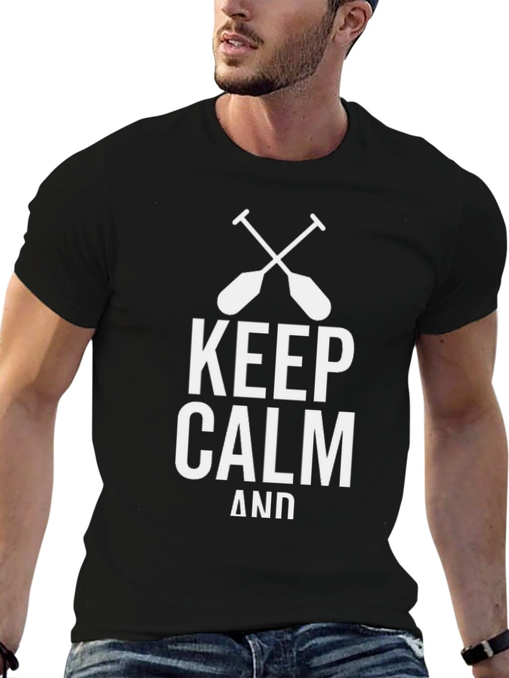 Keep Calm and Paddle On T-Shirt