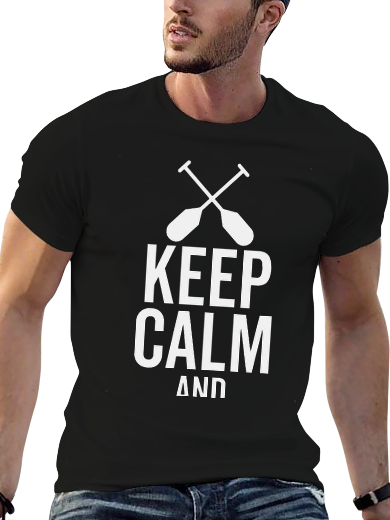 Keep Calm and Paddle On T-Shirt