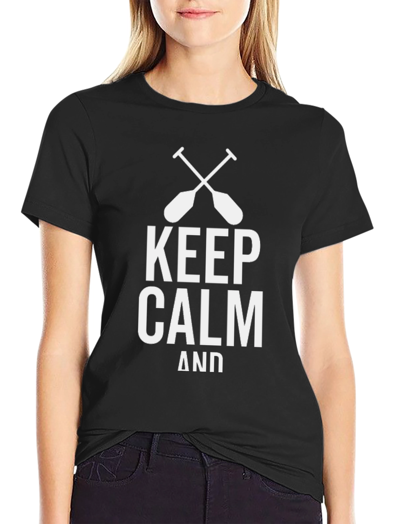 Keep Calm and Paddle On T-Shirt