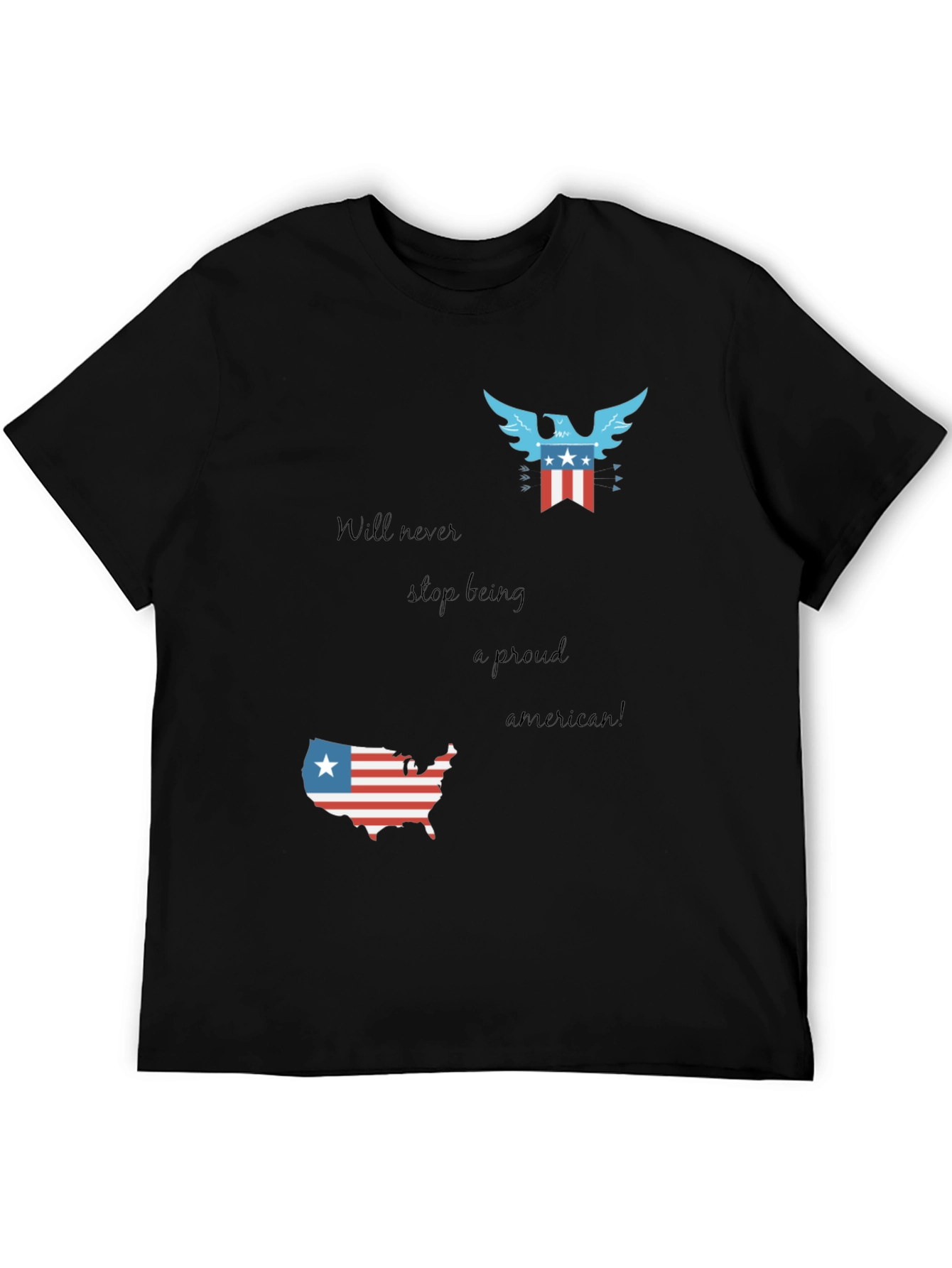 Patriotic Pride T-Shirt - Never Stop Being American