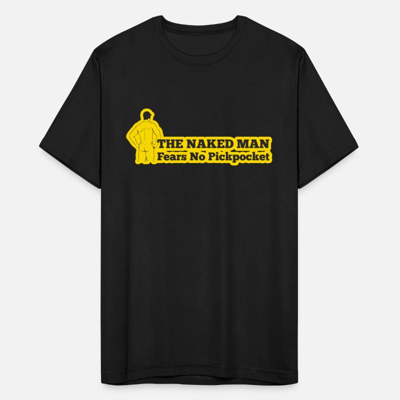 Naked Man Humor Tee: No Fear Fashion