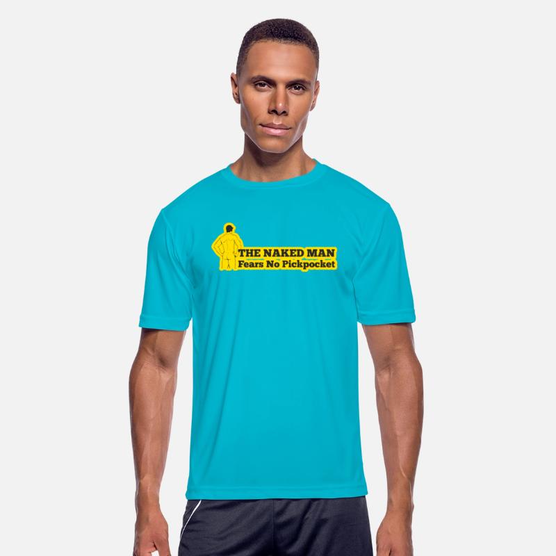 Naked Man Humor Tee: No Fear Fashion