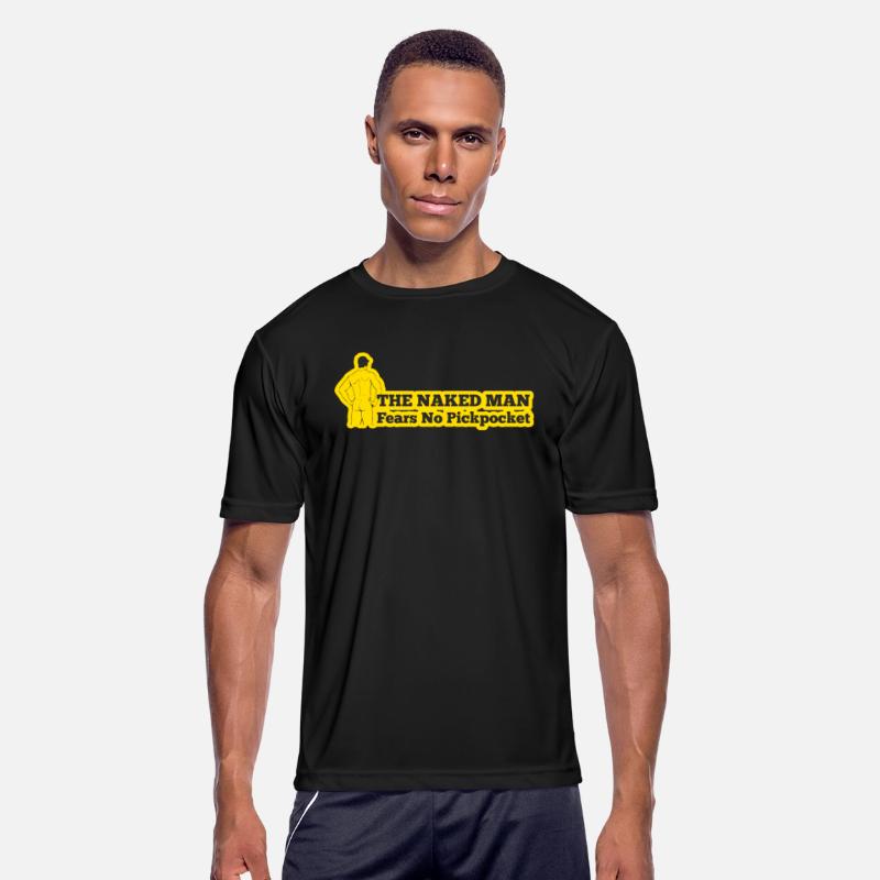 Naked Man Humor Tee: No Fear Fashion