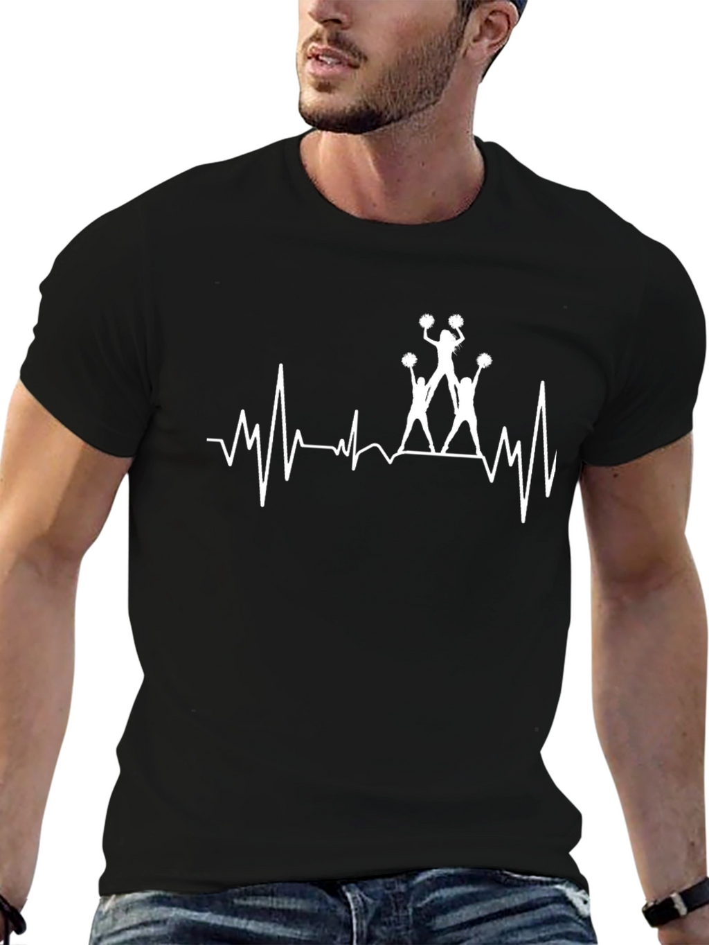 Cheerleader Heartbeat T-Shirt