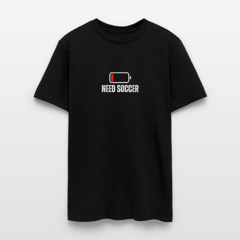Need Soccer Low Battery Funny Soccer Player