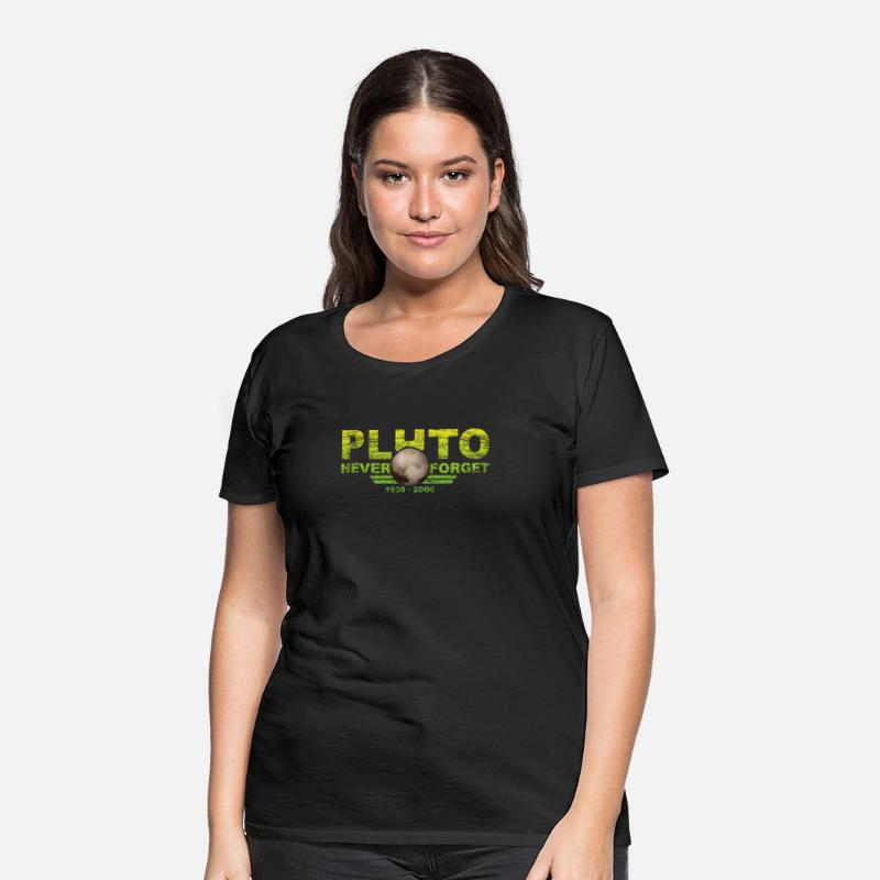 Never Forget Pluto Design Retro Style Funny Space
