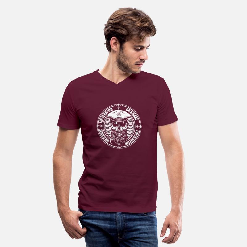 New Life is Better On a Boats Skull design
