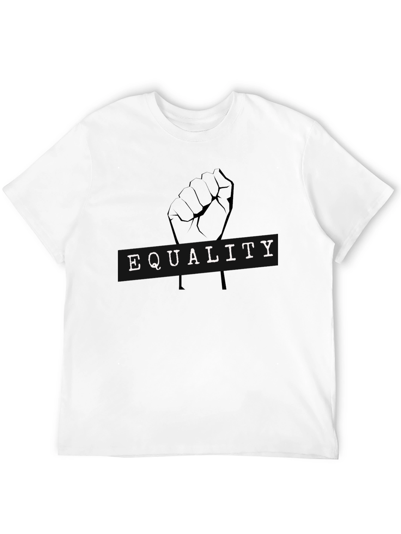 Equality Fist T-Shirt - Black Protest Tee
