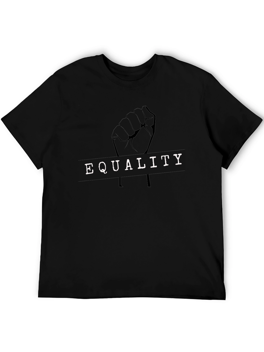 Equality Fist T-Shirt - Black Protest Tee