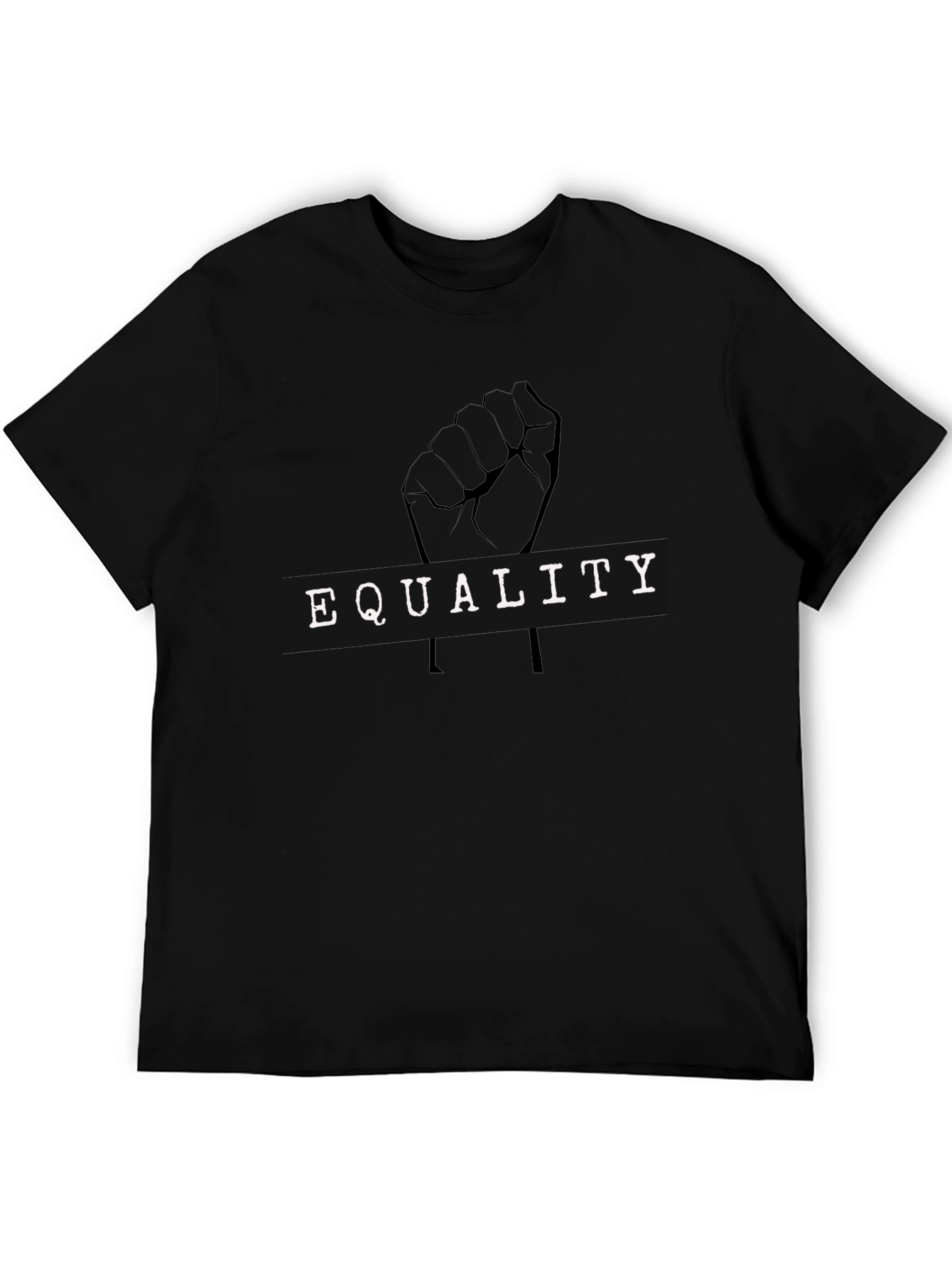 Equality Fist T-Shirt - Black Protest Tee