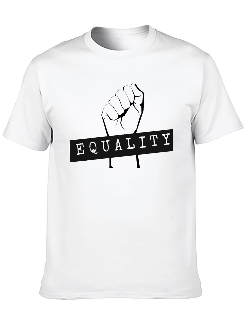 Equality Fist T-Shirt - Black Protest Tee