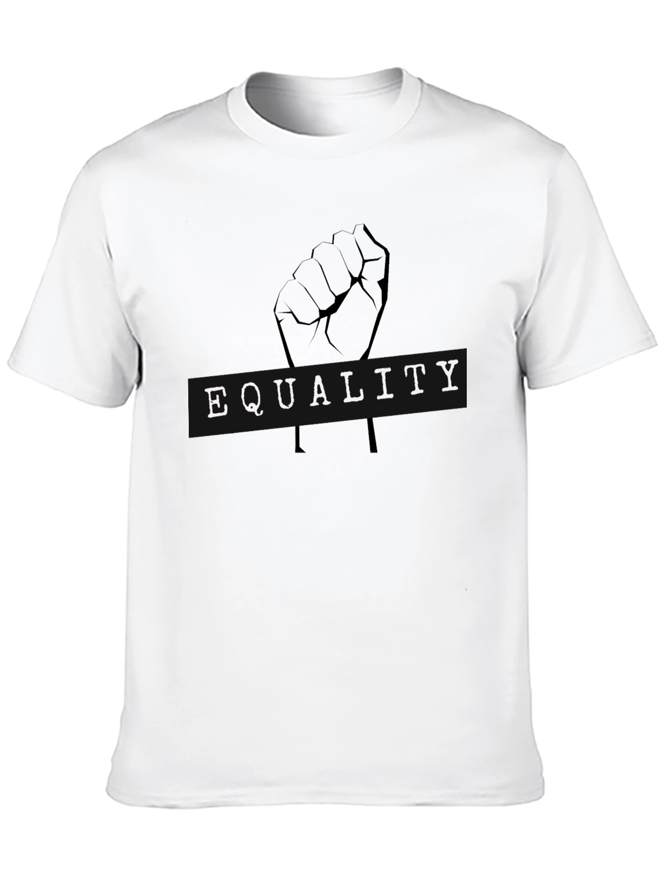 Equality Fist T-Shirt - Black Protest Tee