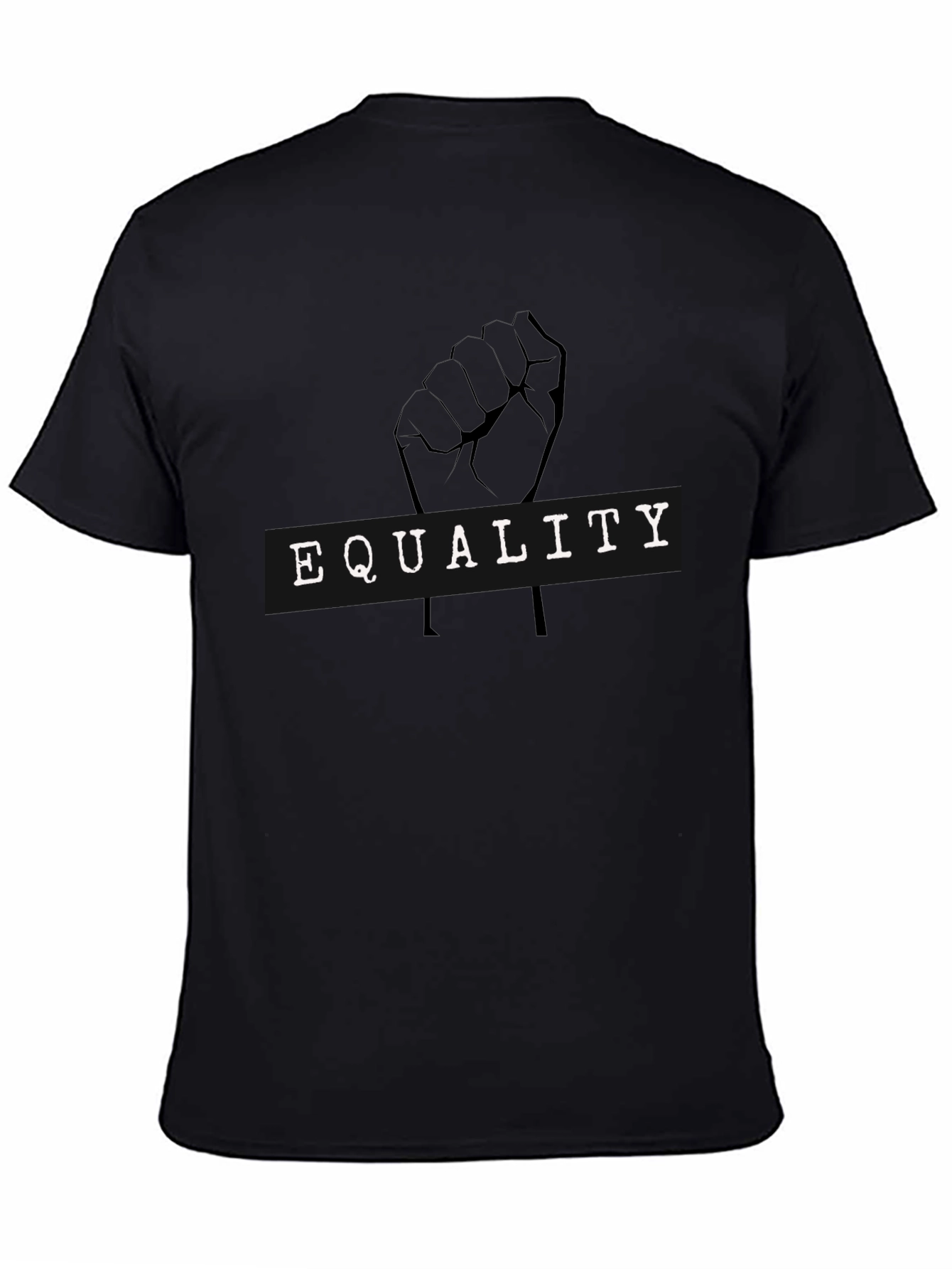 Equality Fist T-Shirt - Black Protest Tee