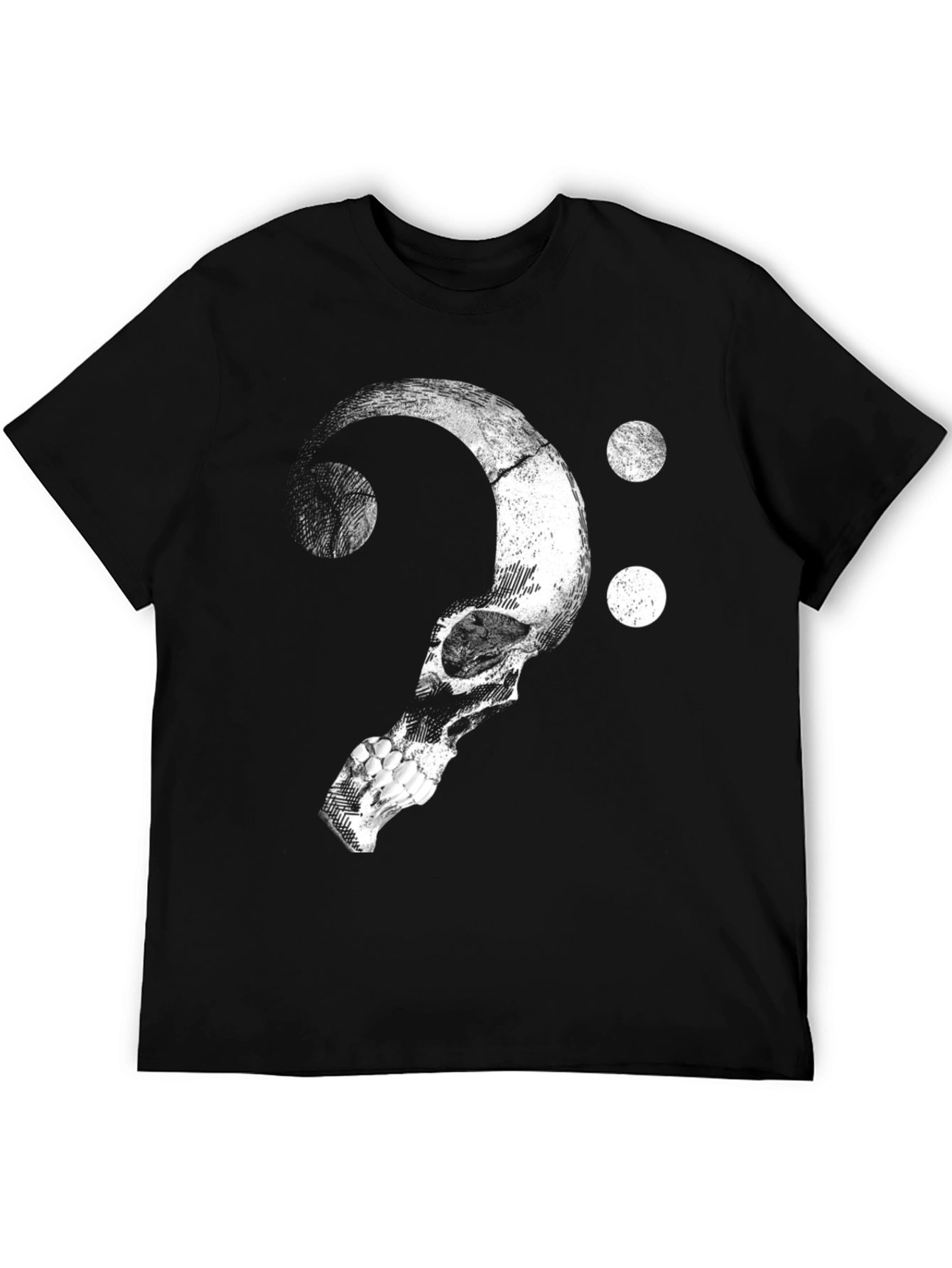 Skull & Bass Clef Graphic Tee - Music Lovers T-Shirt