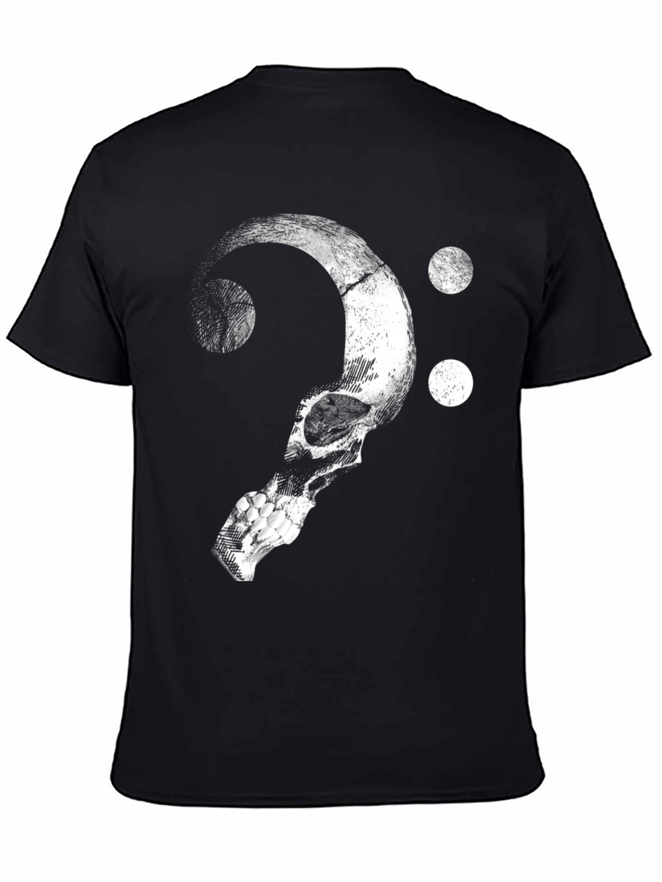 Skull & Bass Clef Graphic Tee - Music Lovers T-Shirt
