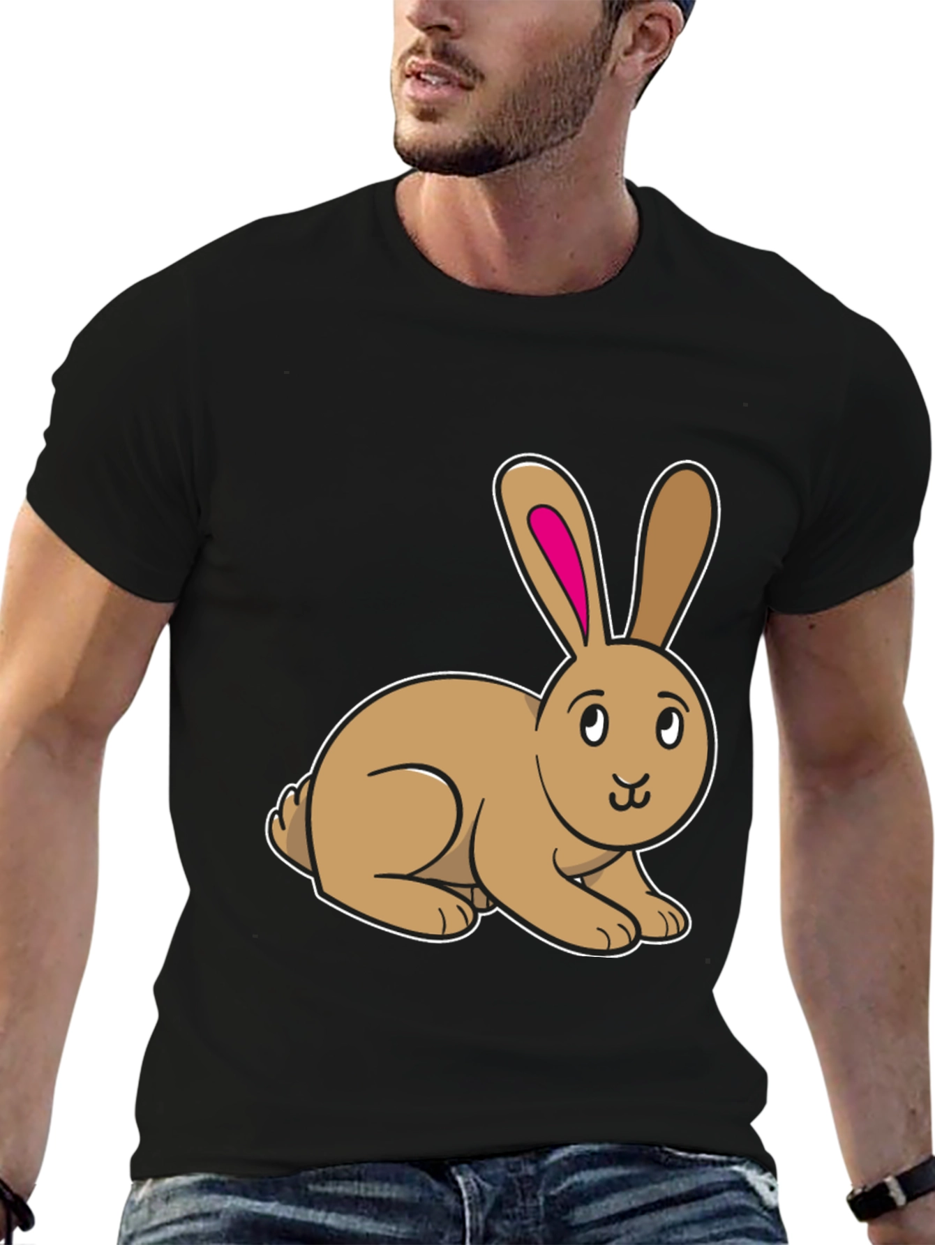 Cute Bunny Rabbit Graphic T-Shirt
